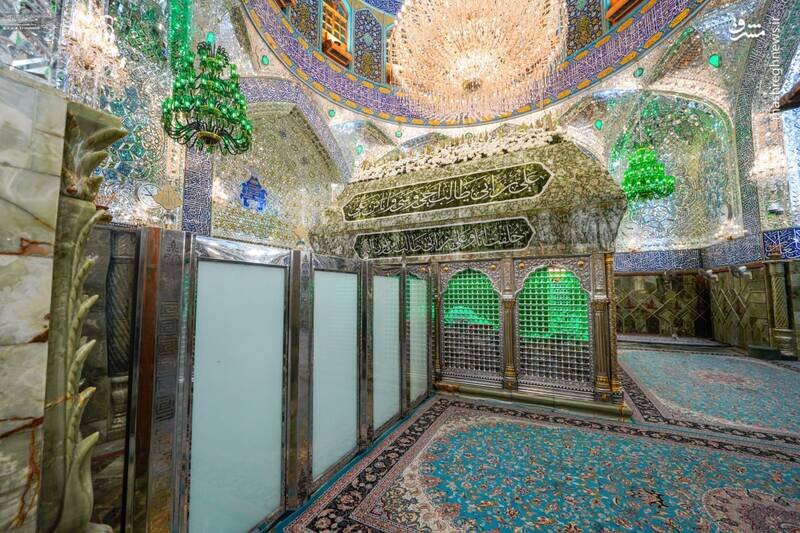 عکس/ضریح امیرالمومنین گل‌آرایی شد!