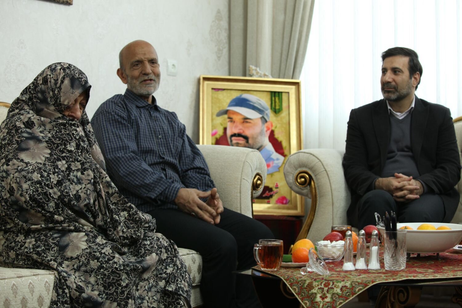 دیدار سخنگوی شورای نگهبان با خانواده شهید ناظر «علیرضا جلالیفر»