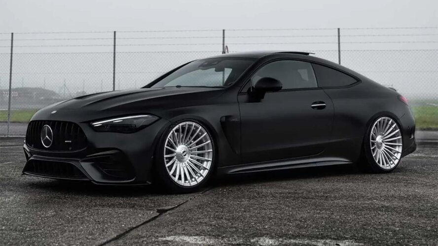 تیونینگ جذاب مرسدس CLE53، کوپه‌ای سیاه‌پوش که بی‌ام‌و را می‌ترساند