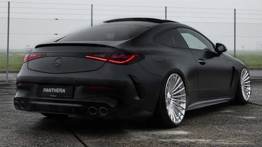 تیونینگ جذاب مرسدس CLE53، کوپه‌ای سیاه‌پوش که بی‌ام‌و را می‌ترساند