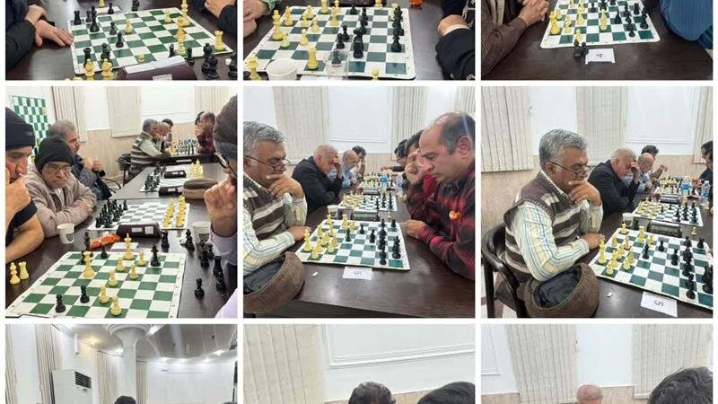 رقابت شطرنجی قهرمانی پیشکسوتان استان یزد