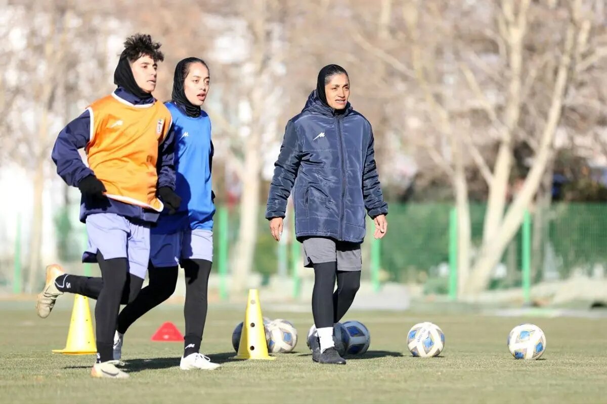 مرور تاکتیکی فیلیپین در تمرین امروز تیم ملی فوتبال بانوان