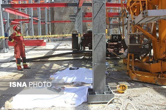 سقوط بالابر جان یک کارگر ساختمانی را گرفت