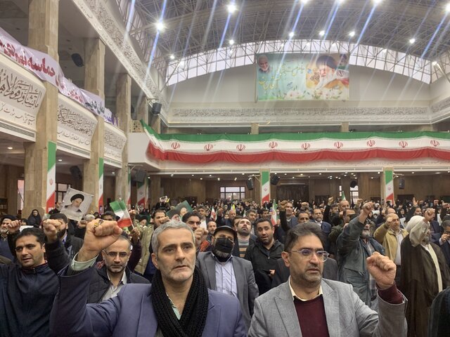 مراسم بزرگداشت سالروز حماسه ۹ دی در گرگان برگزار شد