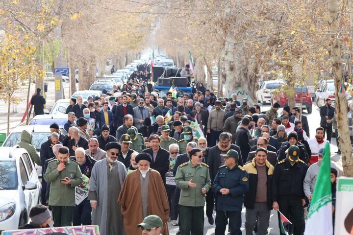 راهپیمایی باشکوه یومالله نهم دی در نطنز