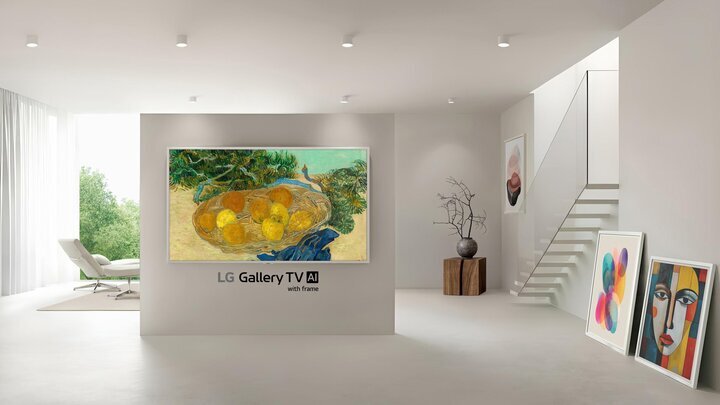 تلویزیون شبیه بوم نقاشی رونمایی می شود