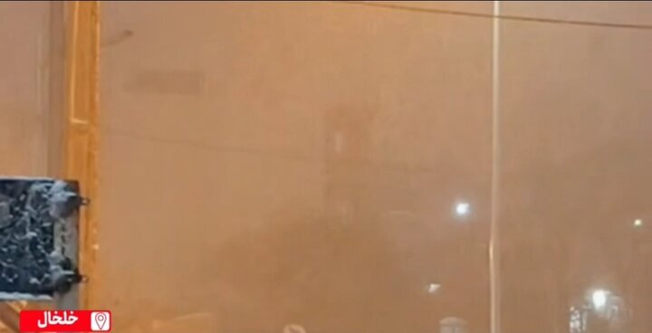 بارش برف زمستانی خلخال