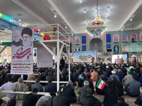 حضور انقلابی مردم دیار حاج قاسم در مراسم گرامیداشت حماسه ۹ دی+فیلم و عکس