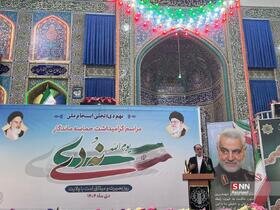 حضور انقلابی مردم دیار حاج قاسم در مراسم گرامیداشت حماسه ۹ دی+فیلم و عکس
