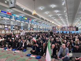 حضور انقلابی مردم دیار حاج قاسم در مراسم گرامیداشت حماسه ۹ دی+فیلم و عکس