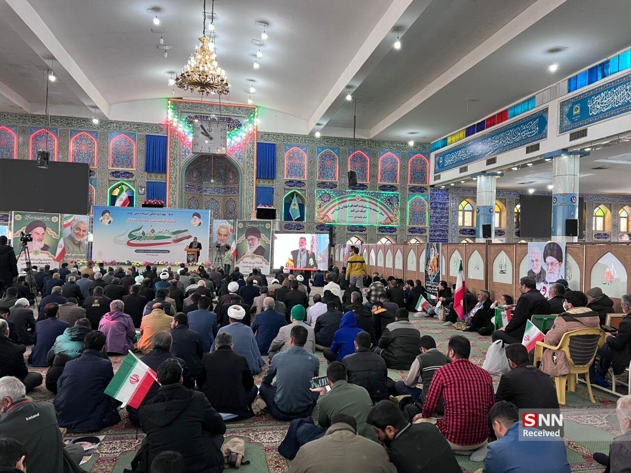 حضور انقلابی مردم دیار حاج قاسم در مراسم گرامیداشت حماسه ۹ دی+فیلم و عکس