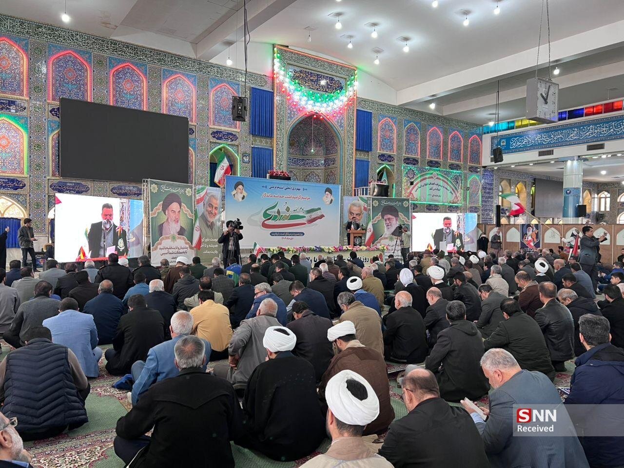 حضور انقلابی مردم دیار حاج قاسم در مراسم گرامیداشت حماسه ۹ دی+فیلم و عکس