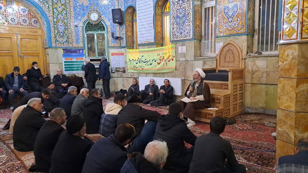 برگزاری مراسم ۹ دی در خوی به روایت تصاویر