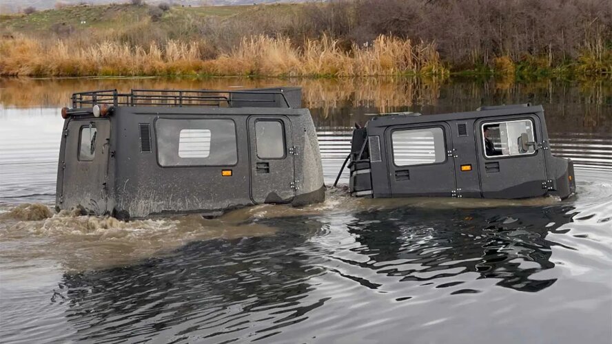 هیولای ناشناخته مرسدس، نفربر دوزیست برای فروش عمومی!