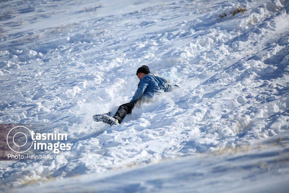 عکس/ تفریحات زمستانی در سنندج