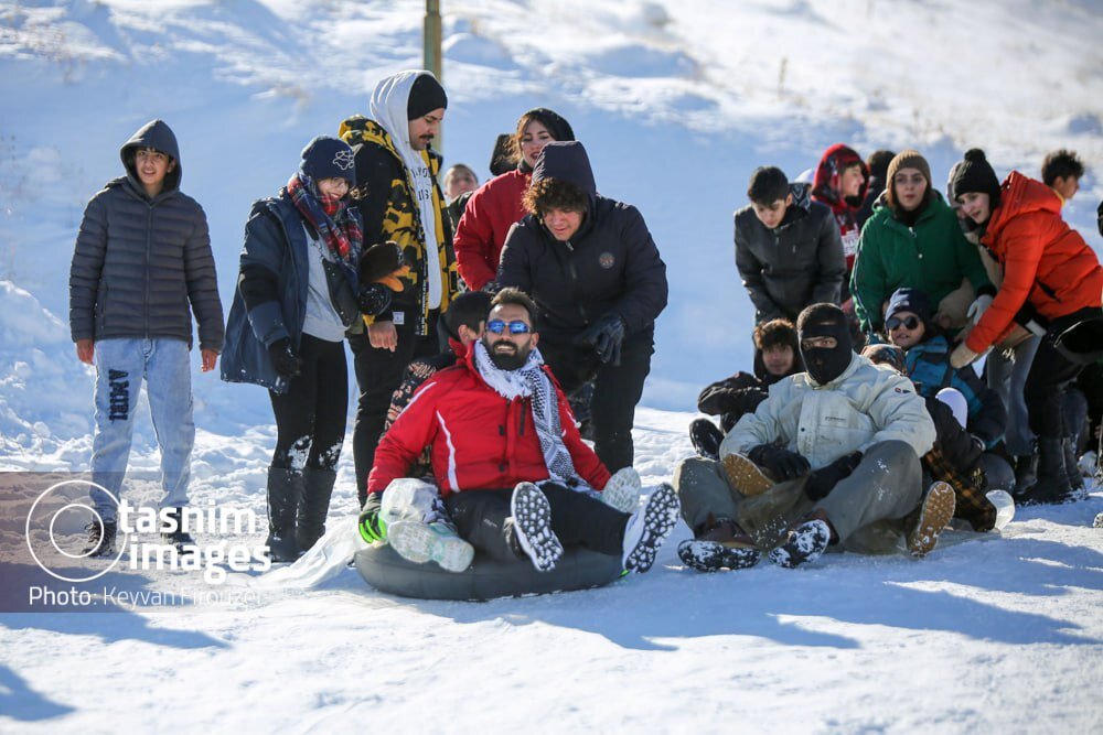 عکس/ تفریحات زمستانی در سنندج