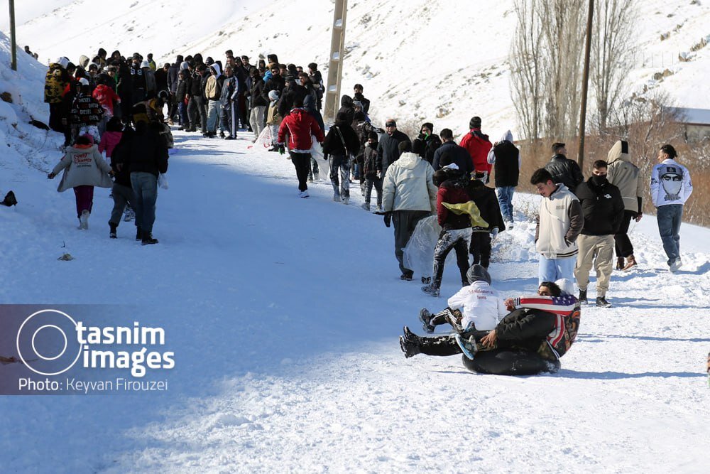 عکس/ تفریحات زمستانی در سنندج