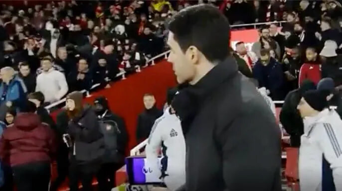 عصبانی از باخت؛ امری با آرتتا دست نداد!