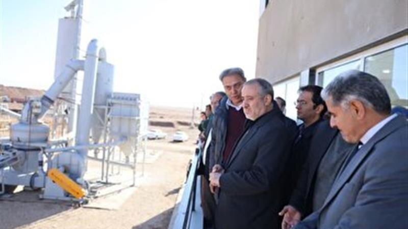 بهره برداری از کارخانه پودر میکرونیزه بنتونیت در عشق آباد