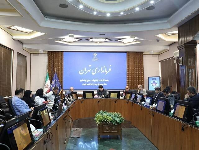 تهیه بانک اطلاعاتی جامع از امکانات مدیریت بحران تهران
