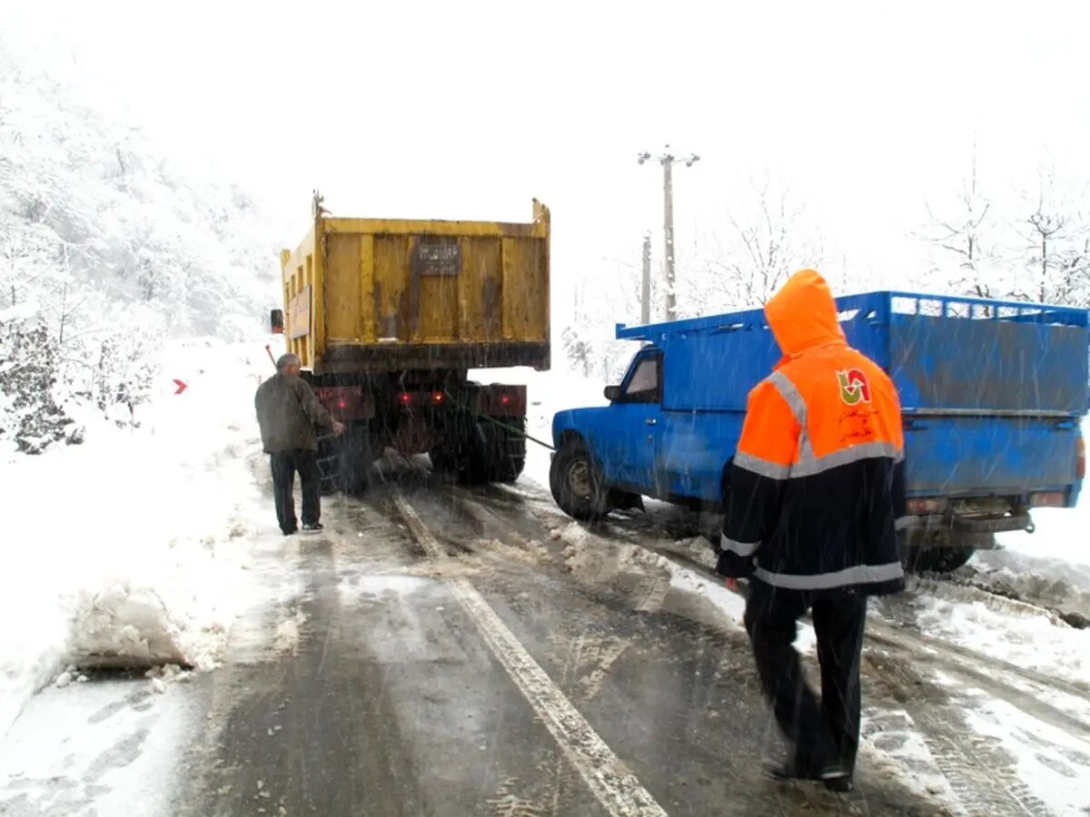 امکان تردد در محور اندیکا–تاراز فقط با زنجیر چرخ/اجتناب از تردد غیر ضروری