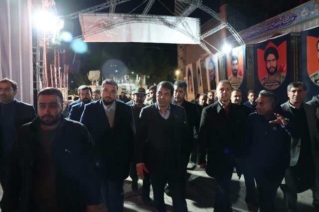 بازدید استاندار از موکبهای مسیر گلزار شهدای کرمان در آستانه سالگرد شهادت سردار سلیمانی