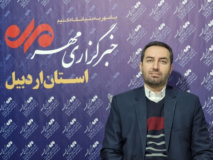 هشدار باد شدید و بارش برف در اردبیل