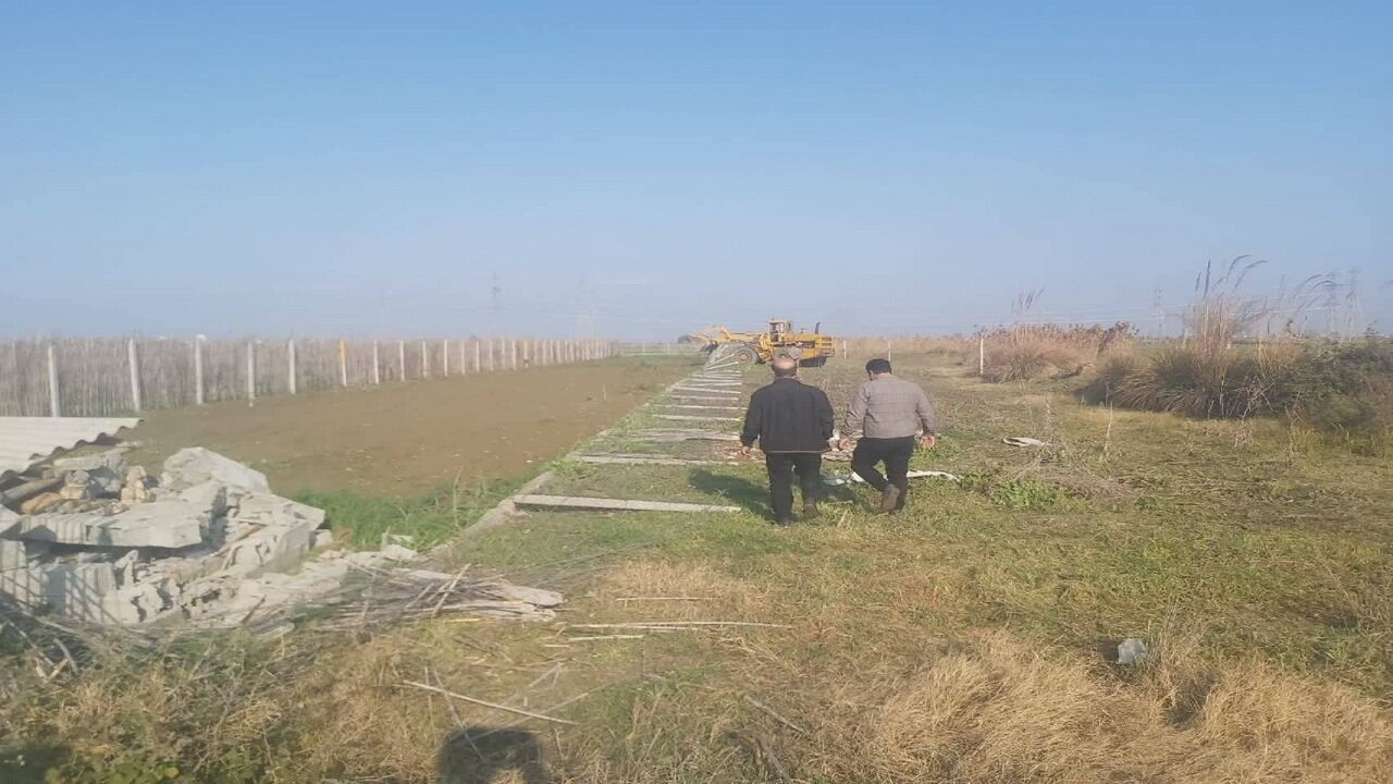 جلوگیری از تغییر کاربری ۲۵ هزار مترمربع زمین‌های کشاورزی در کردکوی