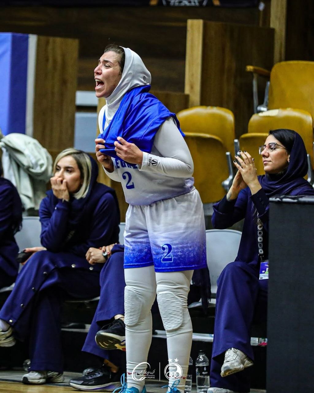 دیدار تیم‌های بسکتبال بانوان استقلال و پالایش نفت