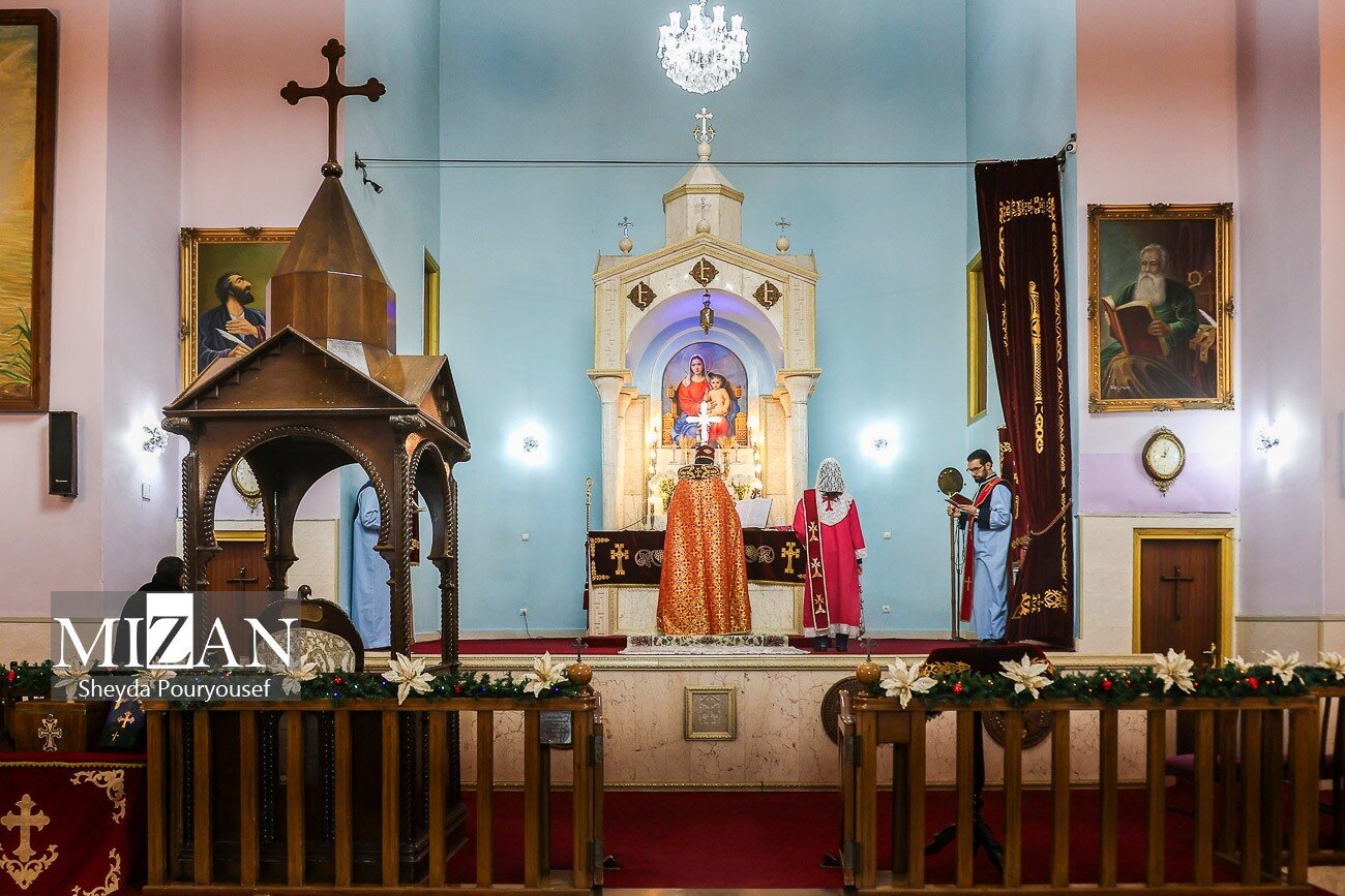 آغاز سال نو میلادی در کلیسای تارگمانچاتس مقدس