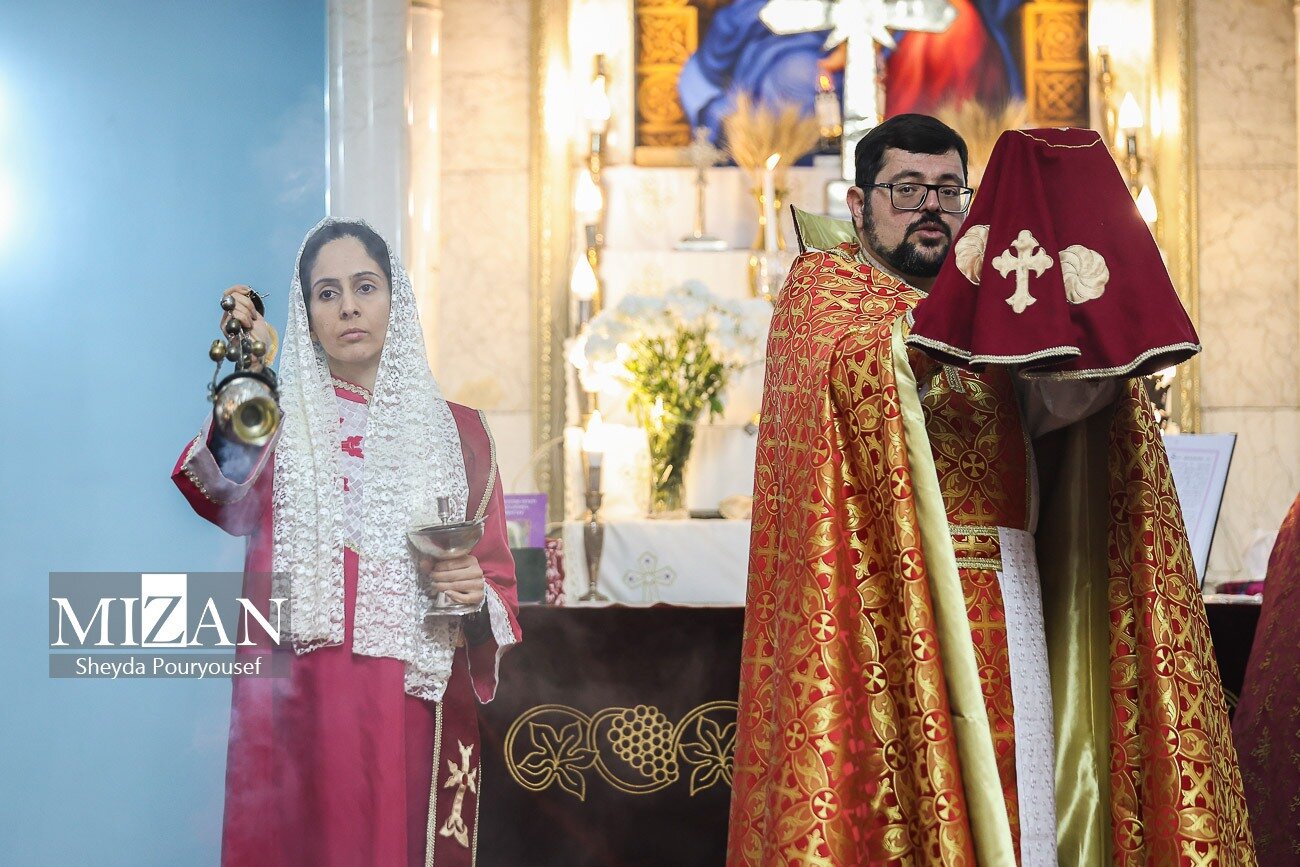 آغاز سال نو میلادی در کلیسای تارگمانچاتس مقدس