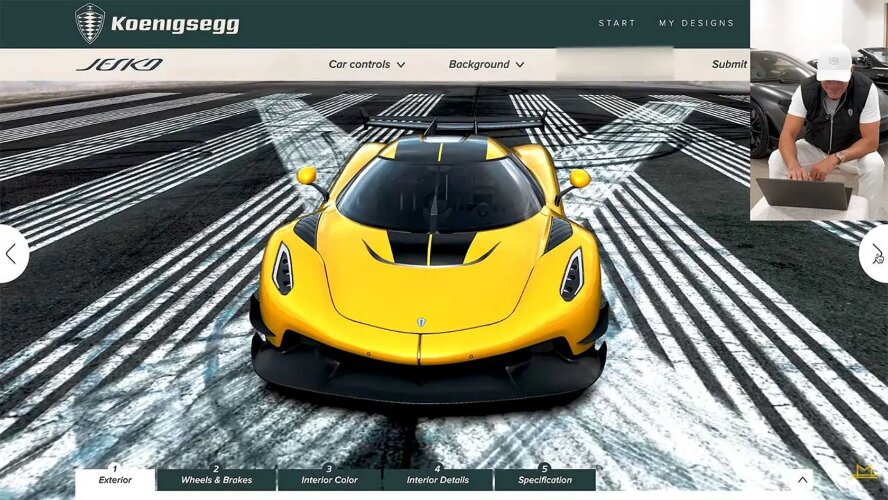 مانی خوشبین جدیدترین ابرخودروی کونیگزگ را سفارش داد