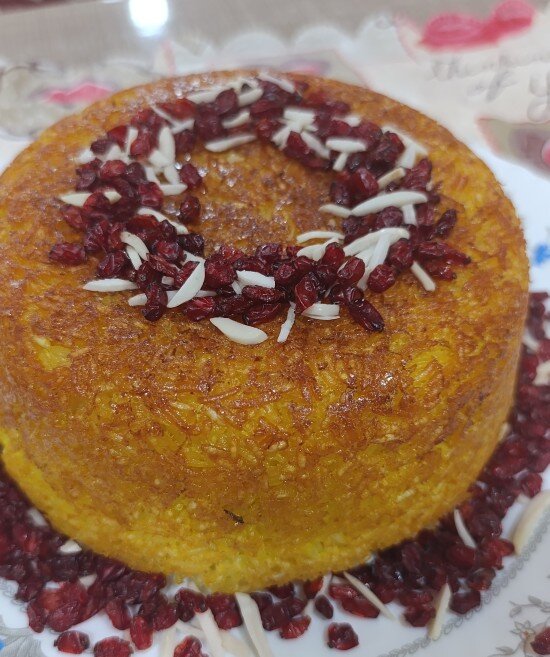 از شما/بفرمایید ته چین مرغ