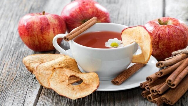 دمنوش سیب و دارچین؛ ترکیبی طبیعی برای تقویت سیستم ایمنی در فصل سرما