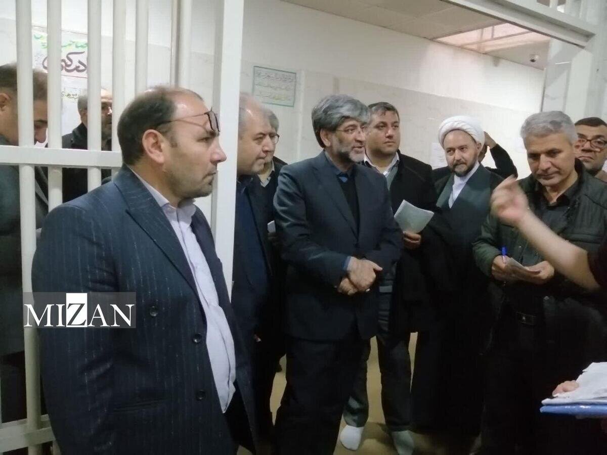 بازدید رئیس کل دادگستری آذربایجان غربی از زندان میاندوآب