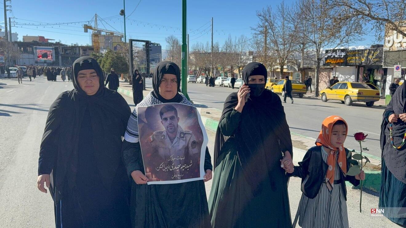 گزارش تصویری مراسم تشییع پیکر مطهر شهید ستوان یکم رحیم مجیدی مهر با حضور گسترده مردم یاسوج برگزار شد