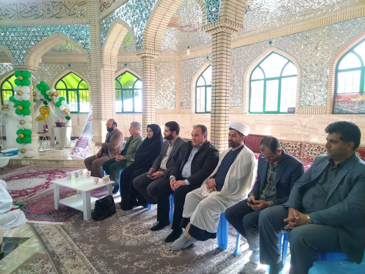 جشن تکلیف ۱۰۶ دانش آموز کلاس سومی در امامزاده سیدهاشم شهر انابد + عکس و فیلم