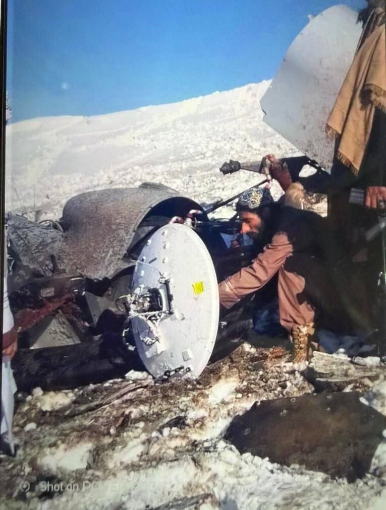 سقوط یک پهپاد شناسایی ناشناس در ولایت میدان وردک افغانستان