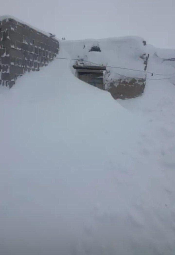 بارش سنگین برف در دیلک وردی چالدران