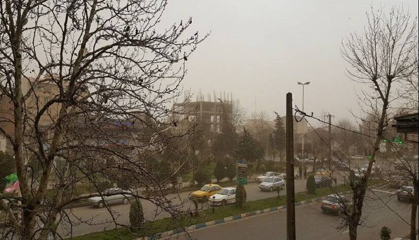 هوای ناسالم در راه همدان