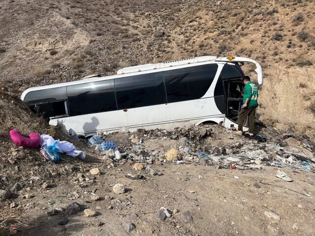 رئیس پلیس راه مازندران: حادثه محور هراز واژگونی نبود/ انتقال مصدومان به بیمارستان