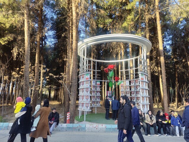 گلزار شهدای کرمان ۶ سال بعد از حاج قاسم