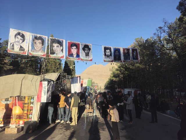 گلزار شهدای کرمان ۶ سال بعد از حاج قاسم