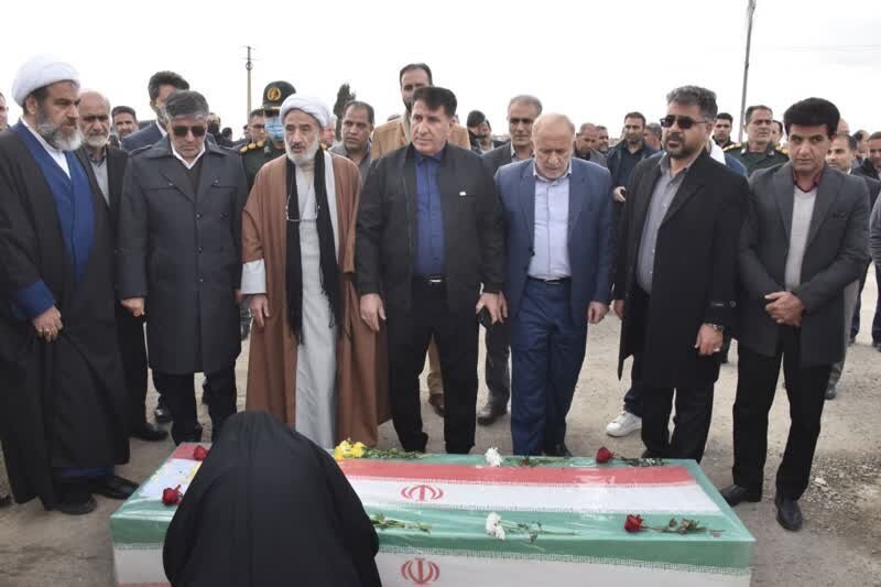 مراسم تشییع پیکر شهید «امیرحسام خدایاریفرد» در کوهدشت برگزار شد