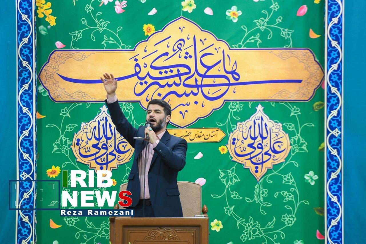 حرم حضرت معصومه (س) در شب میلاد امیرالمومنین (ع)