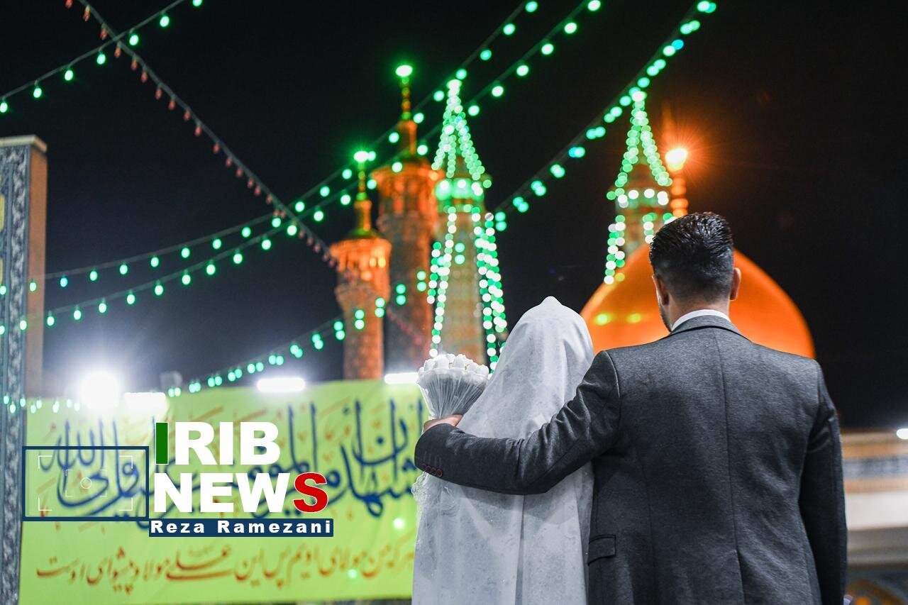 حرم حضرت معصومه (س) در شب میلاد امیرالمومنین (ع)