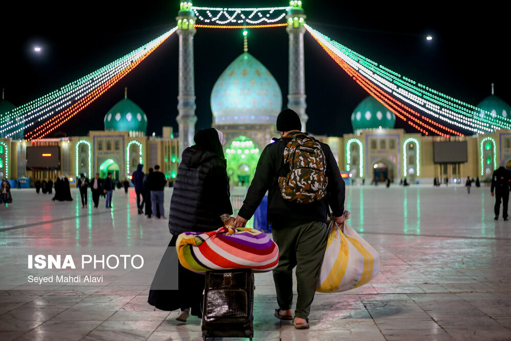 آیین اعتکاف رجبیه در مسجد جمکران