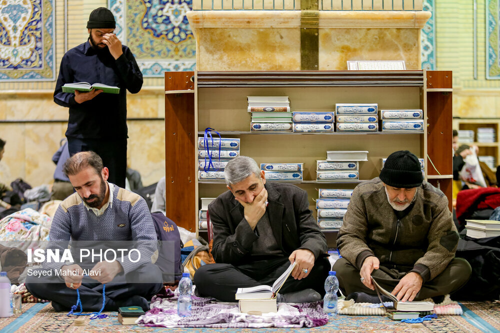آیین اعتکاف رجبیه در مسجد جمکران