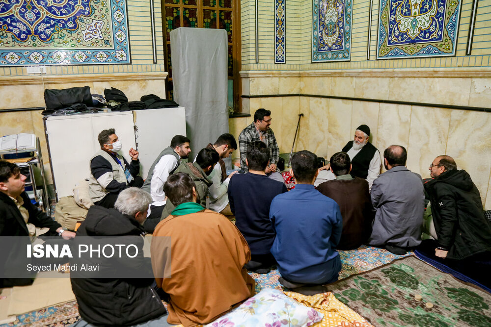 آیین اعتکاف رجبیه در مسجد جمکران