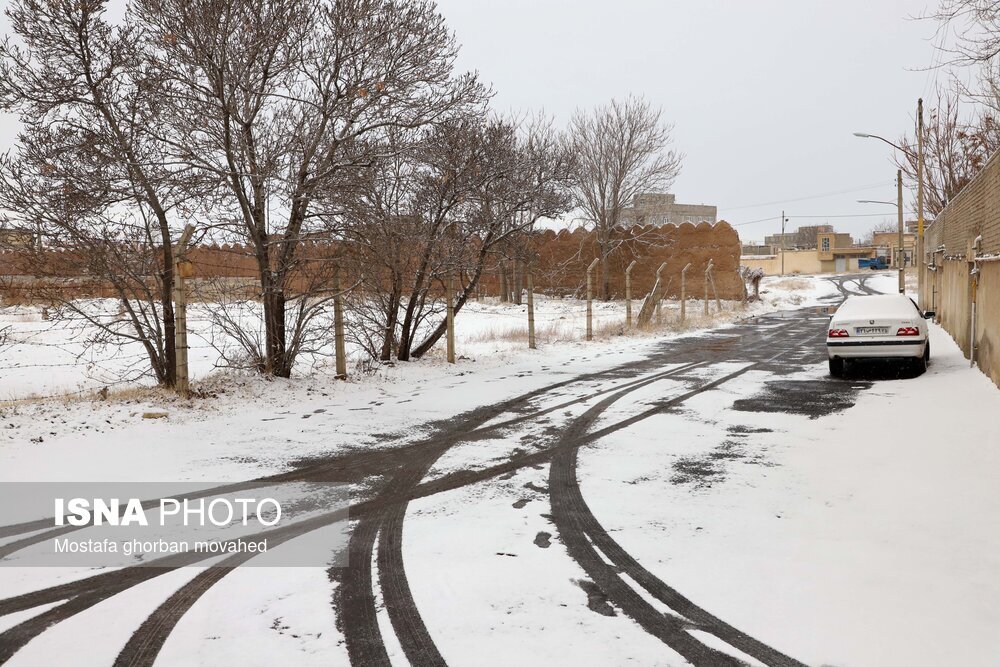 بارش برف زمستانی در شهرستان اهر